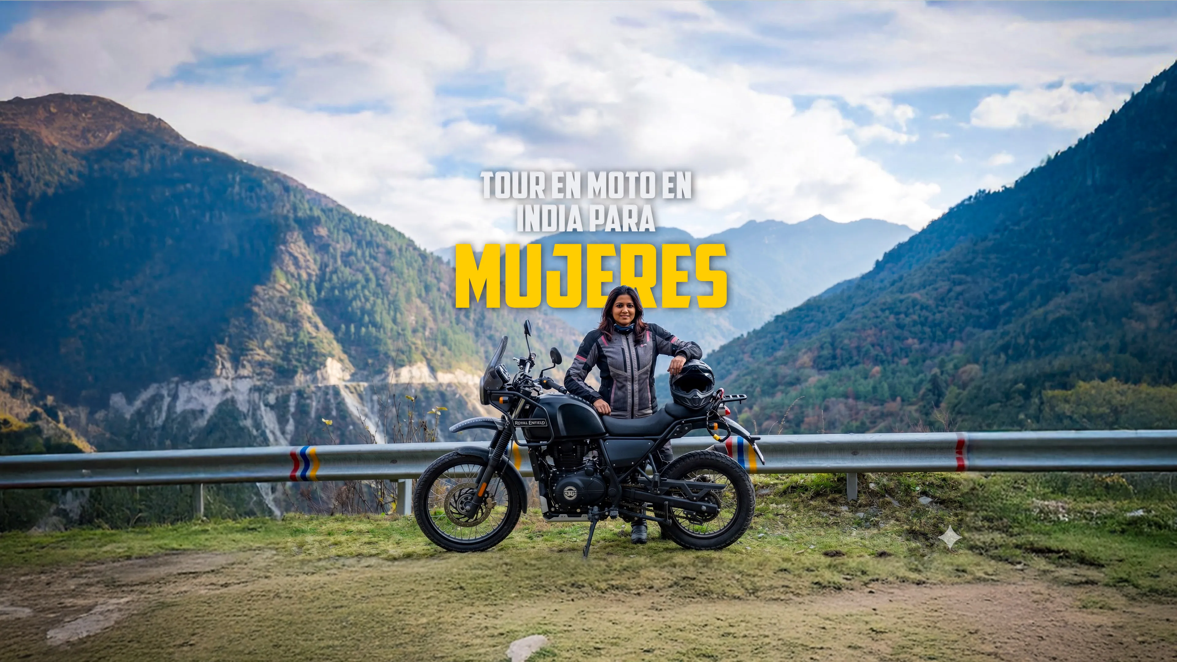 Tour en moto en India para mujeres