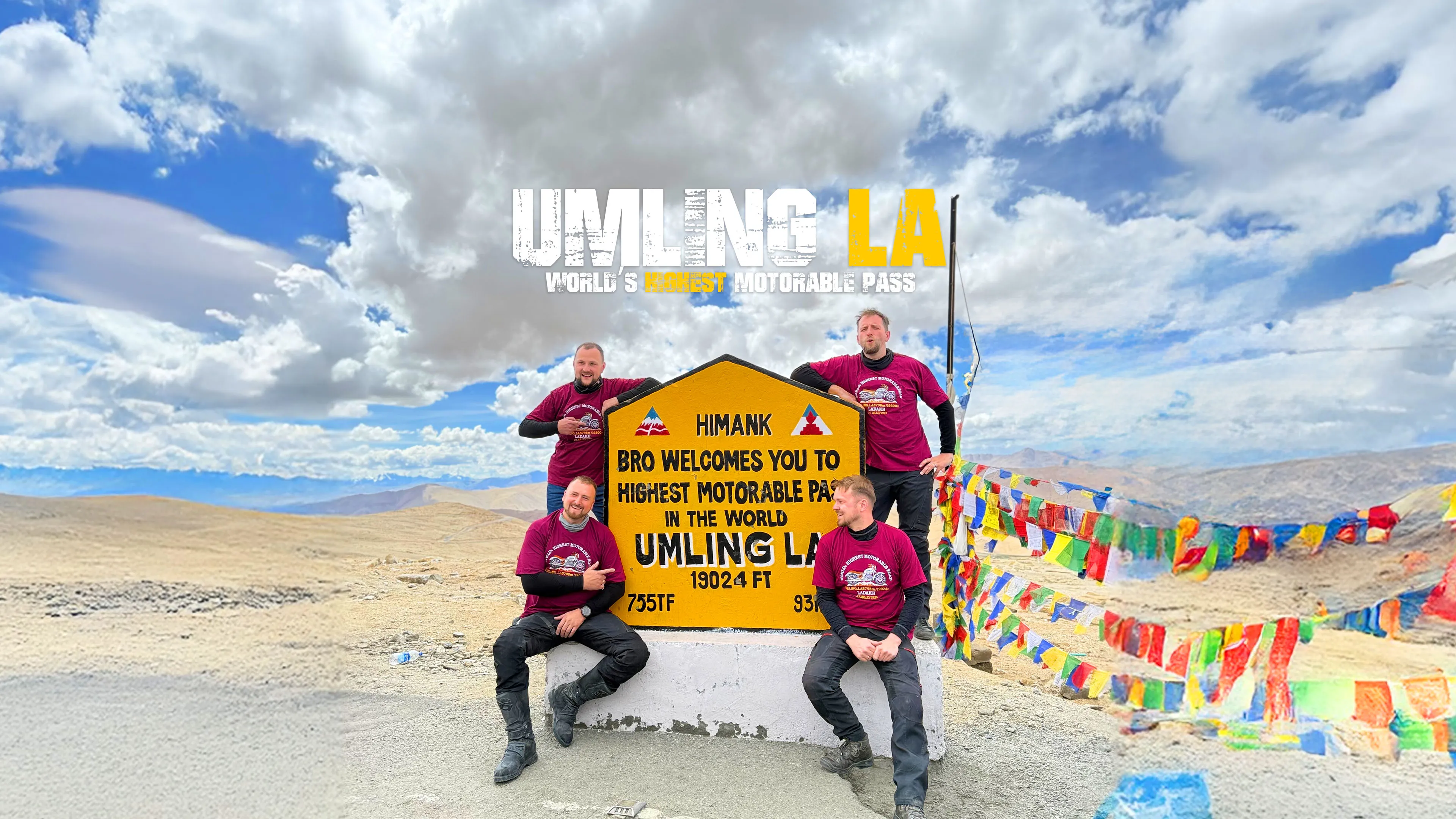 Umling la: World's highest Motorable tour with Dream Riders
