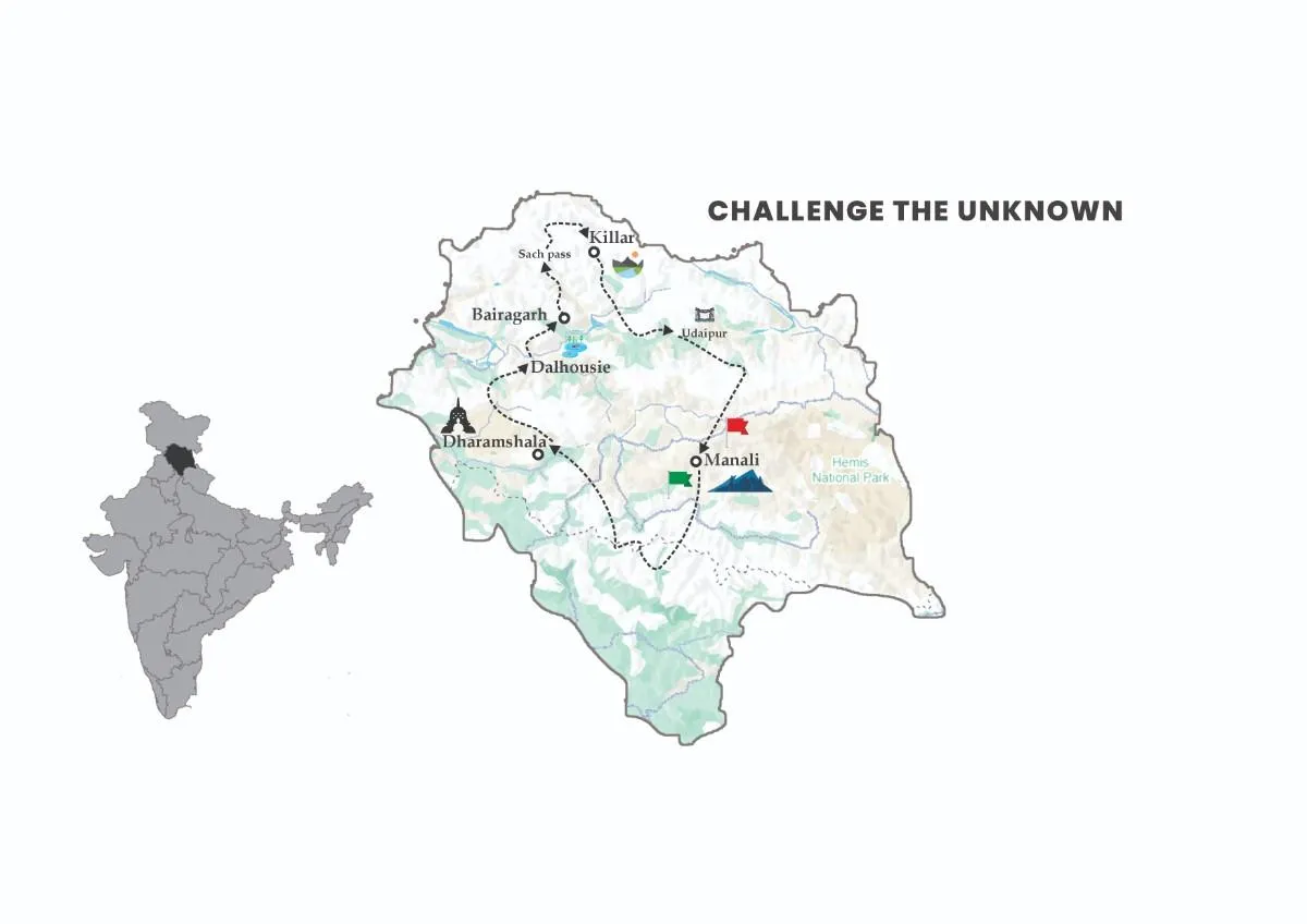 Pangi valley road map