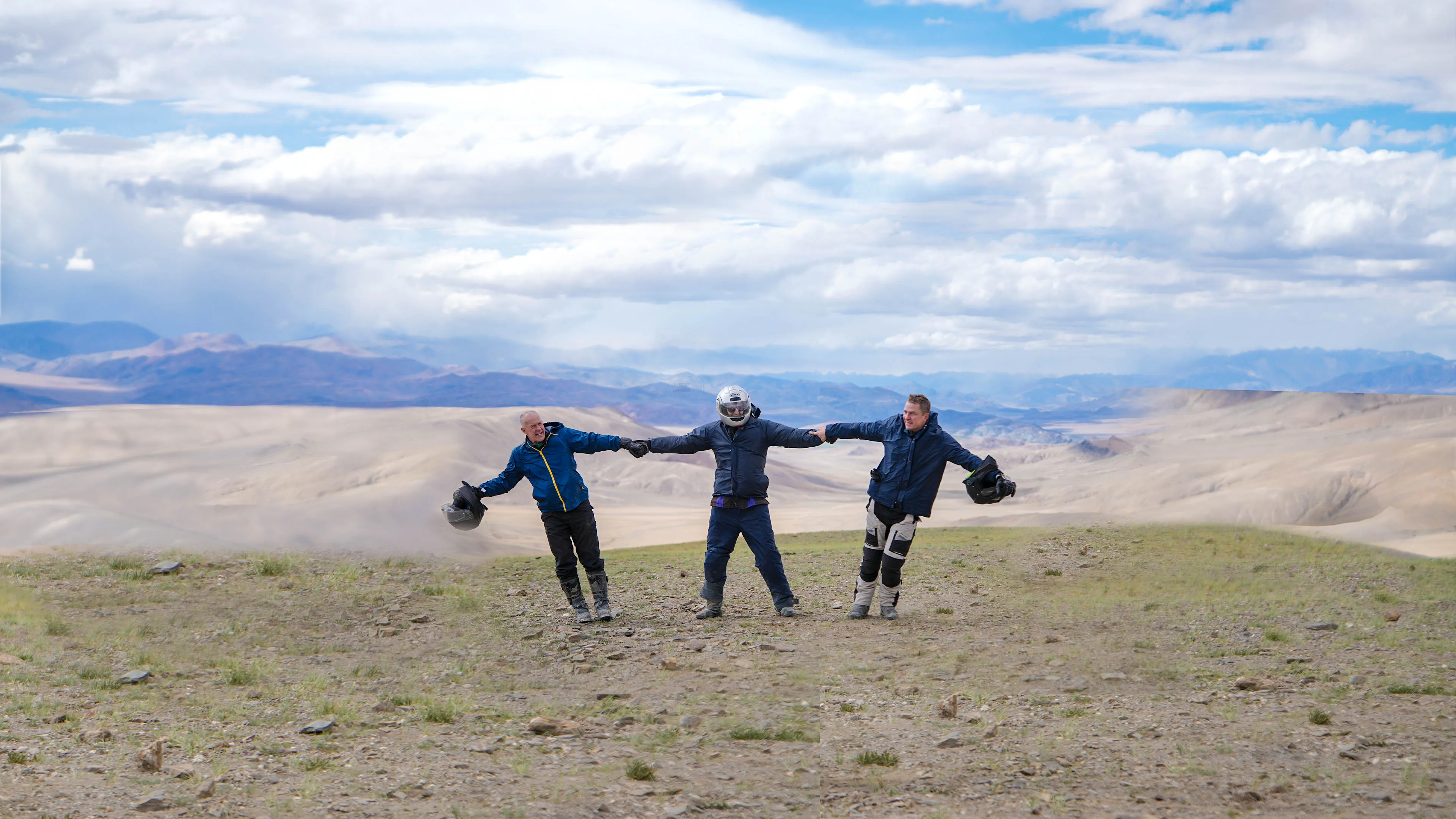 Group of riders in ladakh