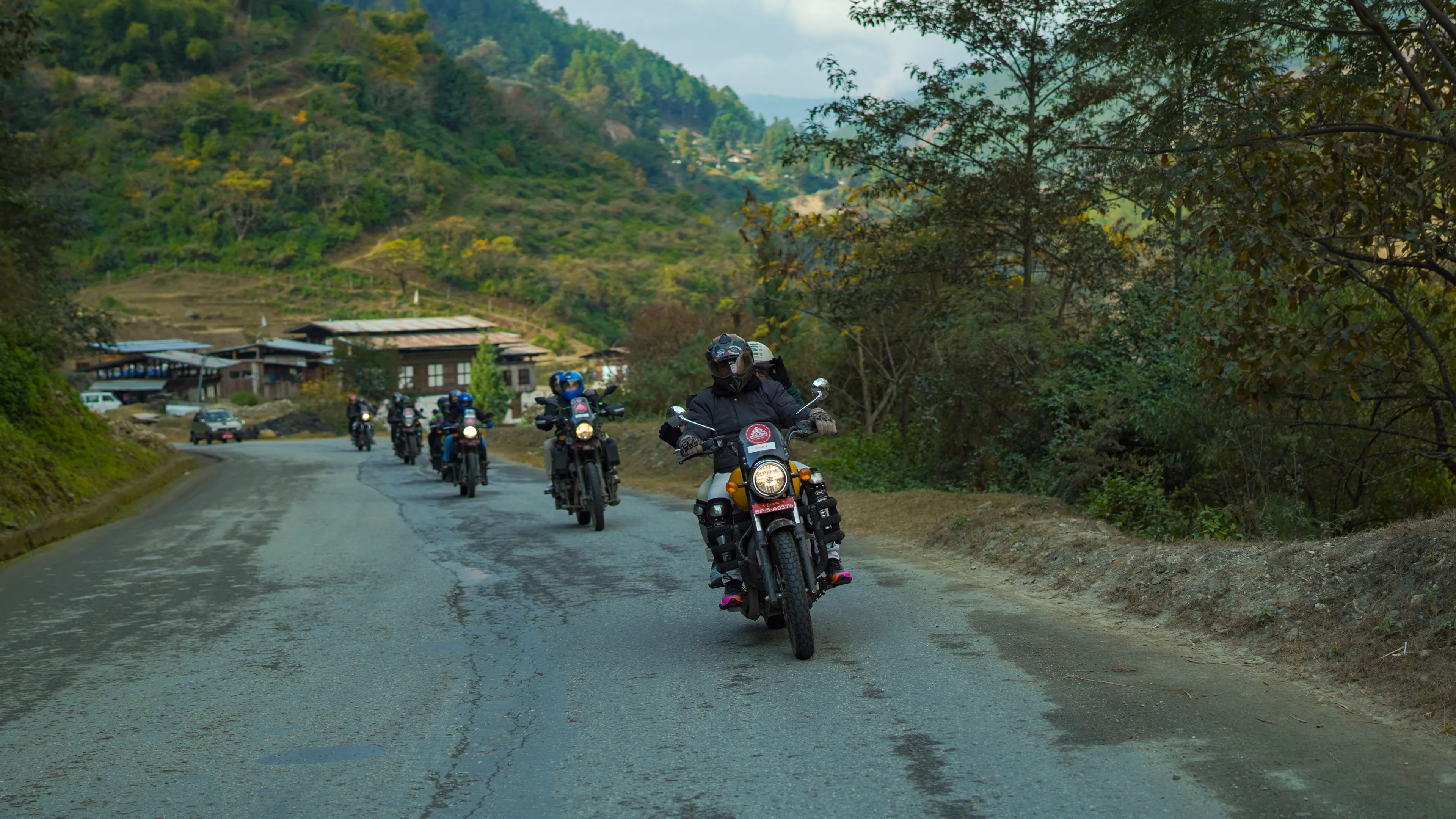 Riding in Bhutan