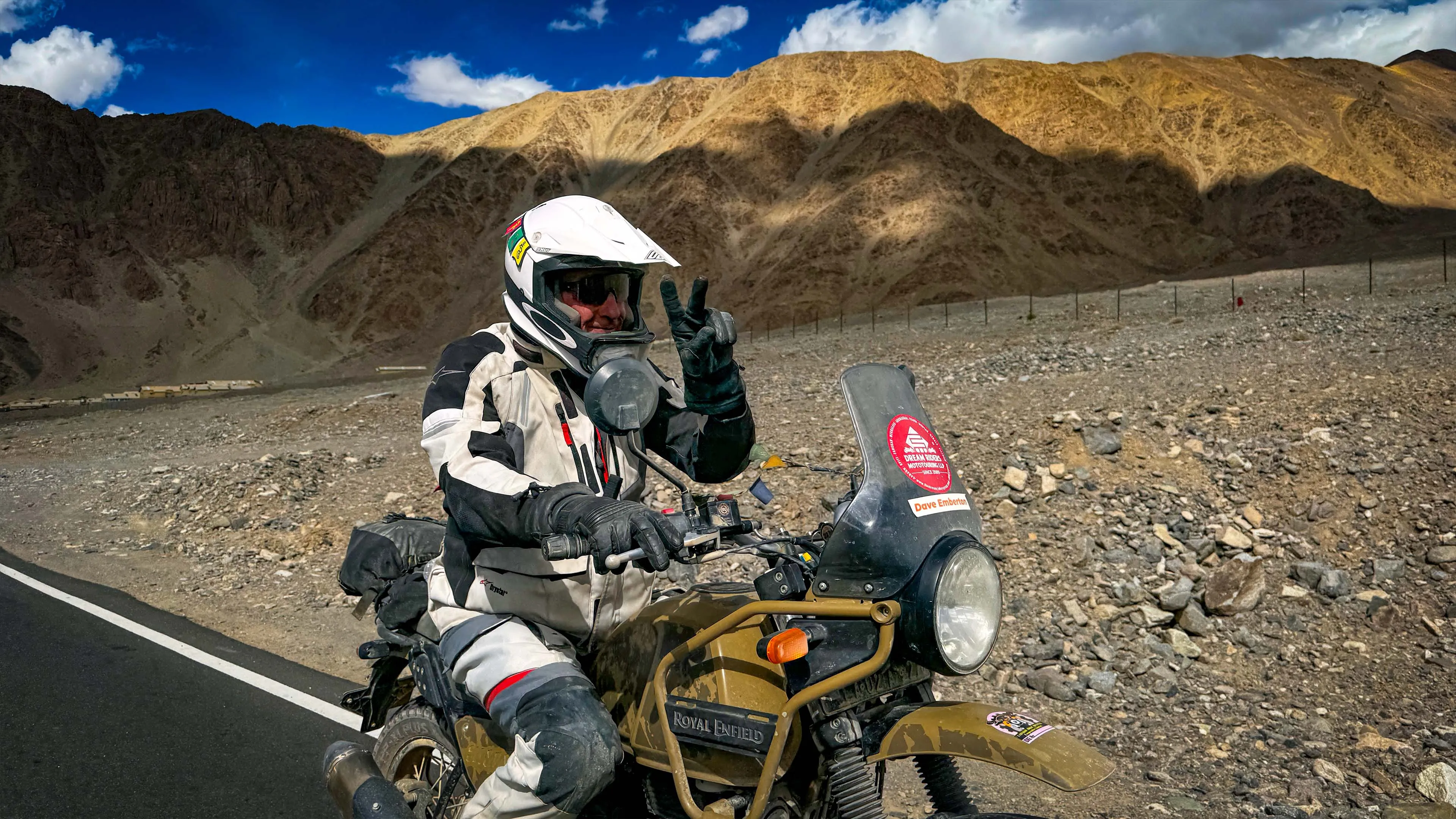Motociclista en solitario